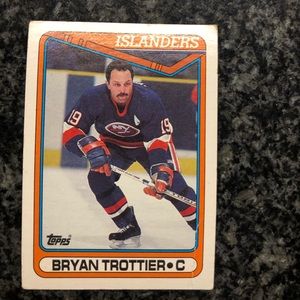 Bryan Trottier Topps 1990 #291 hockey card!!